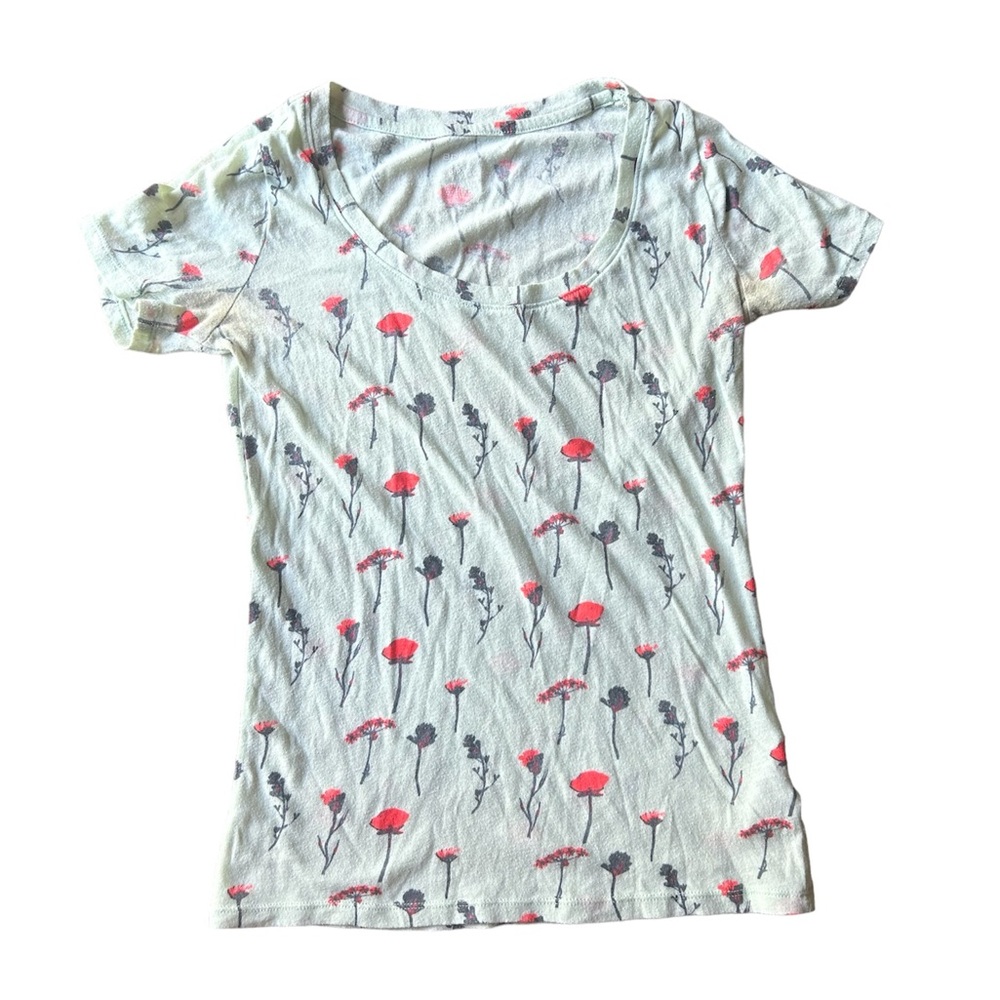 BDG floral scoop neck t shirt